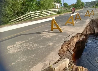 Balneário Gaivota: Prefeitura vai reconstruir passagem no interior