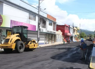 Praia Grande: Rua 19 de Julho recebe reperfilamento em mais uma ação da Usina de Asfalto!