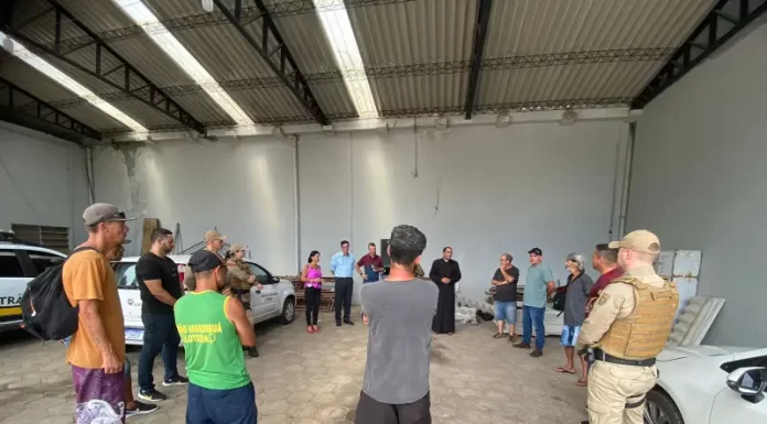 Sombrio: Prefeitura realiza acolhimento de moradores em situação de rua para inserção no mercado de trabalho