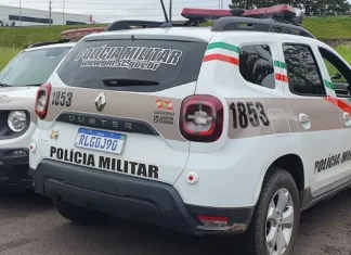 PM prende homem após roubo em supermercado em Sombrio