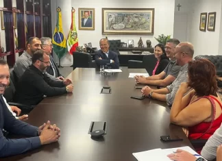 Audiência com o Governador: comitiva conquista recursos para saúde e infraestrutura de Sombrio