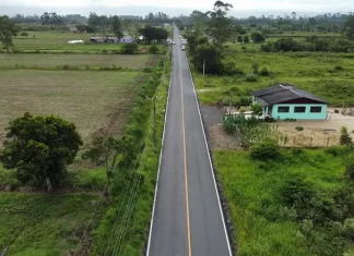 Santa Rosa do Sul inaugura asfalto entre São Cristóvão e Bela Vista