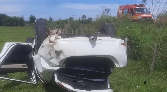 Acidente de trânsito em Passo de Torres requer atendimento pré-hospitalar
