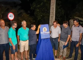 Prefeitura de Praia Grande inaugura ponte da Fortaleza e presta homenagem a morador da comunidade