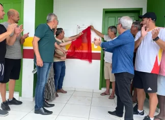 Esporte em alta com inaugurações e abertura do campeonato, em Santa Rosa do Sul