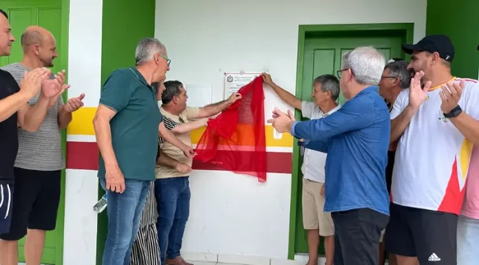 Esporte em alta com inaugurações e abertura do campeonato, em Santa Rosa do Sul