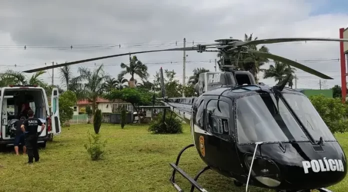 Aeronave da Polícia Civil realiza transferência médica de emergência