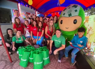 Sicredi Sul SC e Colégio Geração Ativa unem esforços em ação solidária de Páscoa