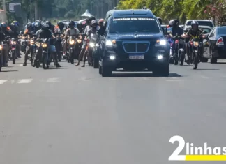 Motoboy, familiares e amigos prestam homenagem ao Jovem Samuel em Sombrio