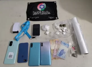 Ação conjunta das Polícias Civil e Militar resulta na prisão de um homem e apreensão de cocaína, maconha e R$ 5mil em espécie