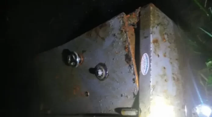 Cofre é encontrado jogado em açude em Araranguá