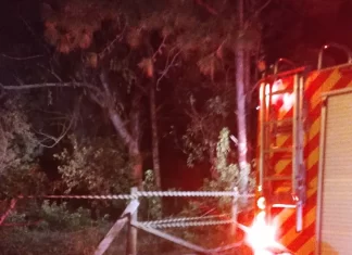 Bombeiros atendem incêndio em residência em Passo de Torres