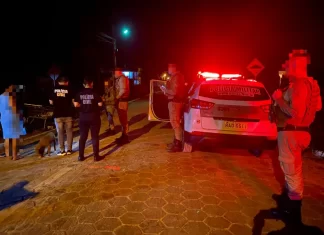 Homicídio: Um homem foi morto a tiros e outro ficou ferido durante a madrugada em Sombrio.