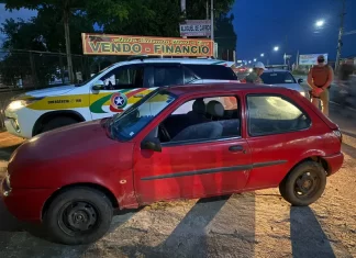 Ação da Polícia Militar na SC 449 em Sombrio recupera veículo furtado e prende suspeito