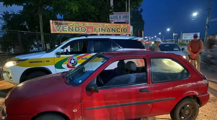 Ação da Polícia Militar na SC 449 em Sombrio recupera veículo furtado e prende suspeito
