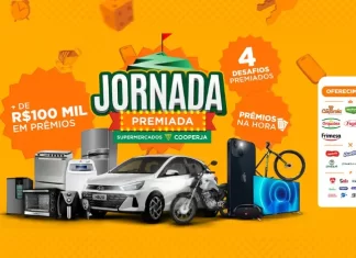 Cooperja lança promoção Jornada Premiada nos Supermercados