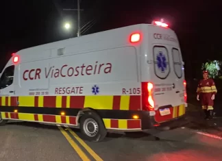 Carro pega fogo em Santa Rosa do Sul