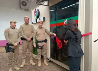 Sombrio inaugura Posto da Polícia Militar
