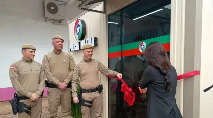 Sombrio inaugura Posto da Polícia Militar