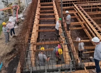 Obra de concretagem é mais um passo para conclusão da nova ETA de Balneário Gaivota