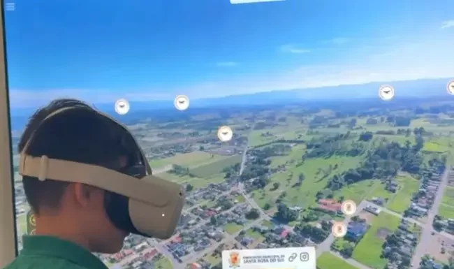 Santa Rosa do Sul inova e lança tour virtual por suas comunidades