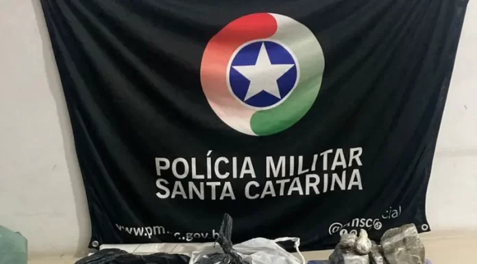 PM apreende grande quantidade de drogas em Balneário Gaivota