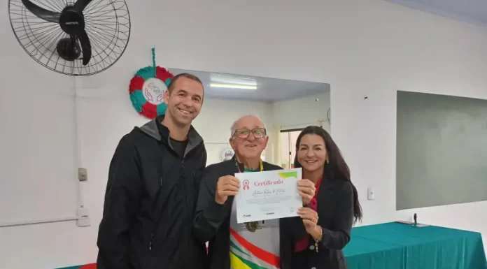 Terceira idade de Sombrio comemora participação em grande evento esportivo