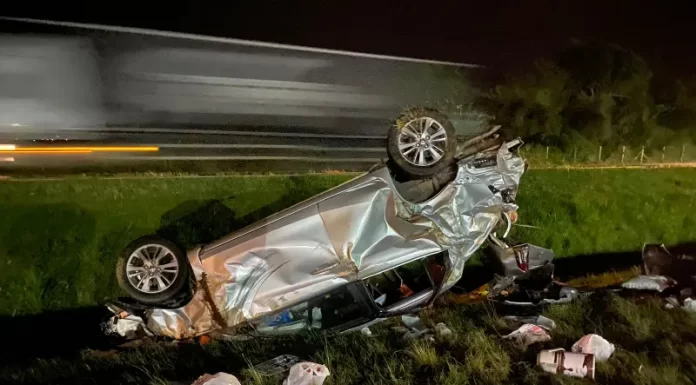 Família e Gato que Sofreram Acidente em Passo de Torres Passam Bem