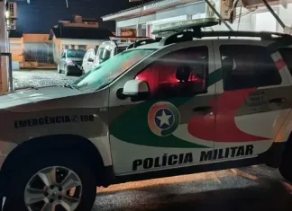 Homem embriagado e sem CNH provoca acidente de trânsito em Santa Rosa do Sul