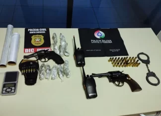 Cinco pessoas são presas durante operação conjunta da PM e PC em Araranguá