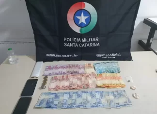 Operação policial em Sombrio desmantela ponto de tráfico de drogas