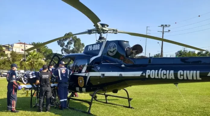Homem sofre queda de 5 metros em obras na Serra da Rocinha