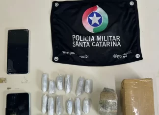 Dois homens são detidos por tráfico de drogas e associação criminosa em Criciúma