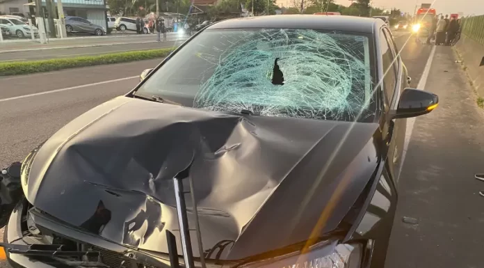 Acidente fatal na BR 101 em Sombrio: Mulher morre após ser atropelada por carro