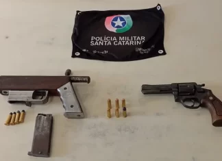 Polícia Militar apreende duas armas de fogo em Balneário Arroio do Silva
