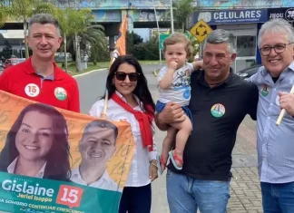 Tiago Zilli participa de bandeiraço em apoio à Gislaine