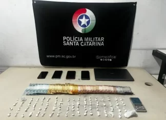 PM prende seis pessoas e um adolescente em São João do Sul por tráfico de drogas
