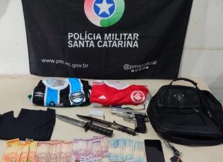 Polícia Militar prende dupla que roubou mercado no Lagoão
