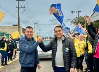 Kekinha e Jonatã conquistam novo mandato em Balneário Gaivota com 6.939 votos