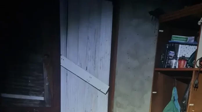 Incêndio em residência em Sombrio