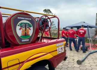 Bombeiros realizam último treinamento operacional do ano