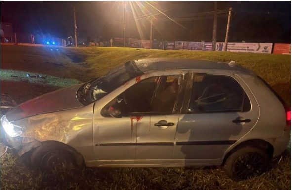 Homem agride mulher no Arroio do Silva e na fuga capota veículo