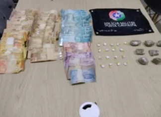 Casal é preso em flagrante por tráfico de drogas em Praia Grande