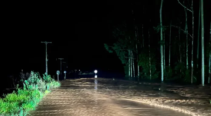 Chuva forte atinge Jacinto Machado