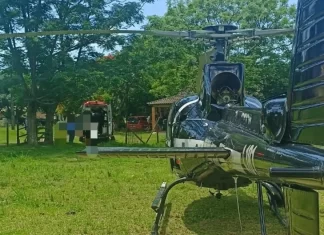 Homem cai de telhado e é resgatado pelo Saer/Samu em Santa Rosa do Sul