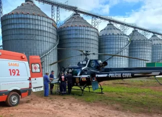 Helicóptero da Polícia Civil realiza resgates aéreos de urgência na região