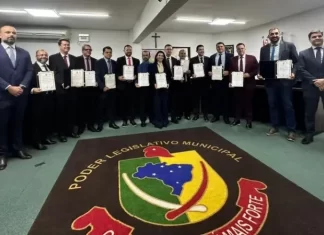 Prefeita Gislaine Cunha é diplomada para mais um mandato em Sombrio