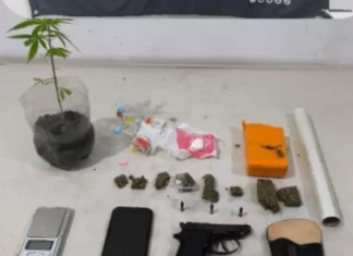 Suspeito armado é flagrado com drogas em Sombrio