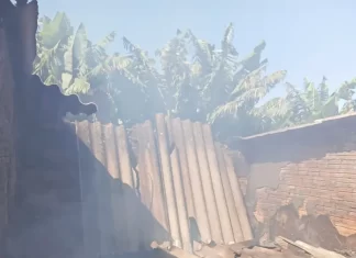 Incêndio destrói estufa de fumo em Sombrio