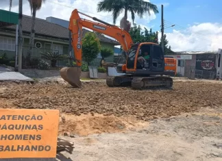 Sombrio avança com pavimentações em 30 ruas de nove bairros